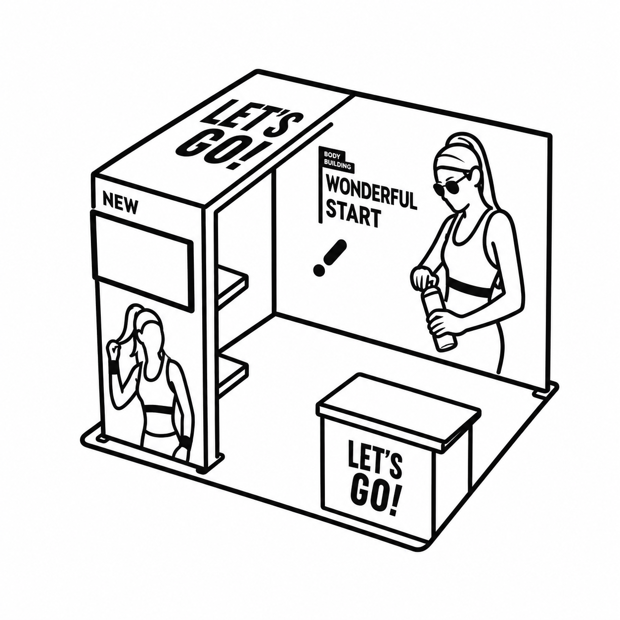 3x3 Booth