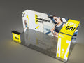 Exhibition Stand LED Modular Lightbox 5: Arch Ceiling 3x6m