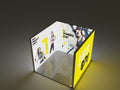 3×3 Modular Backlit SEG Lightbox Booth