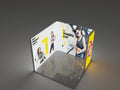 3×3 Modular Backlit SEG Lightbox Booth