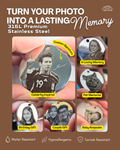 Custom Signature Necklace – Personalized Laser Engraved Pendant