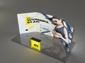 3×6 Modular Backlit SEG Lightbox Booth