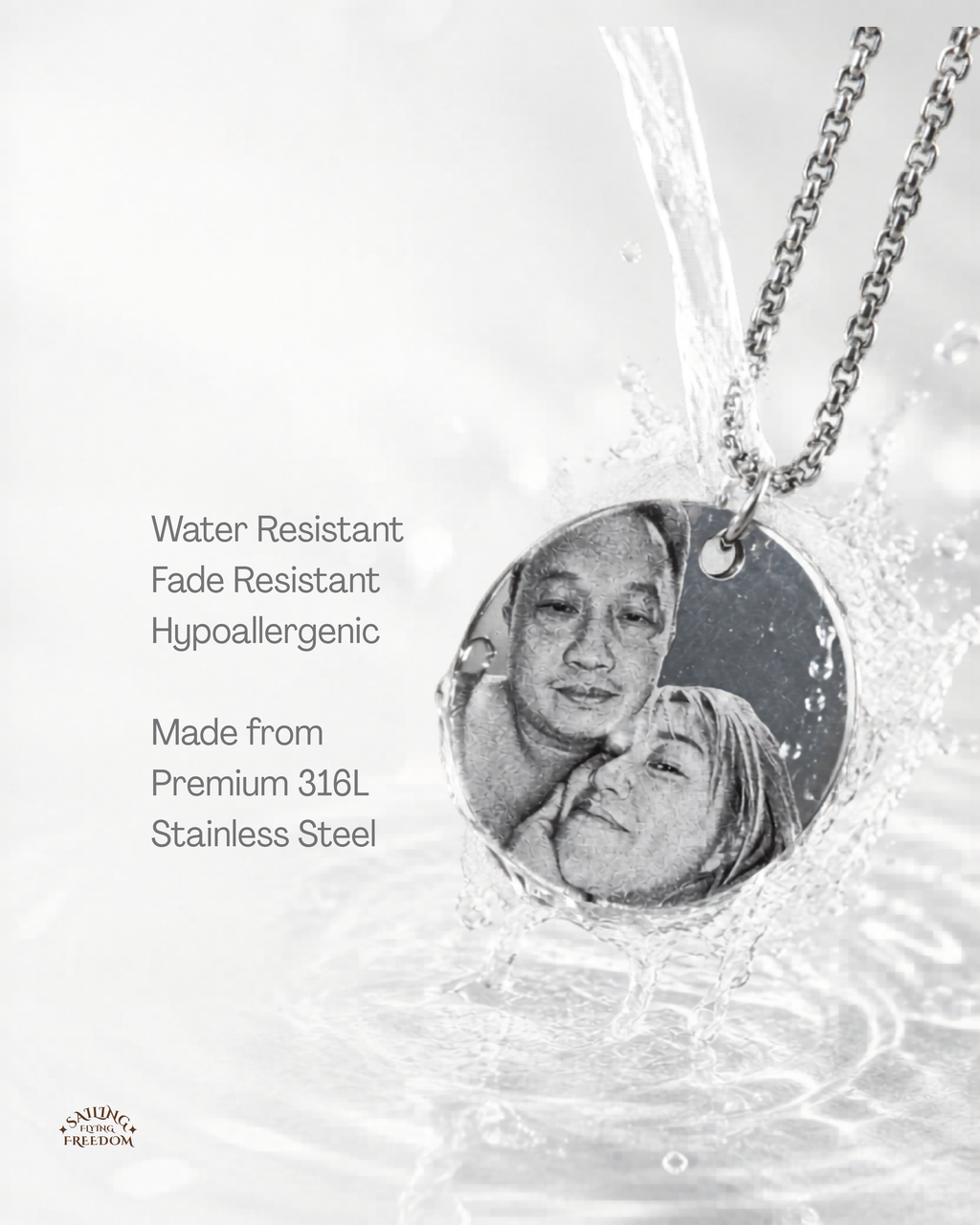 Custom Signature Necklace – Personalized Laser Engraved Pendant