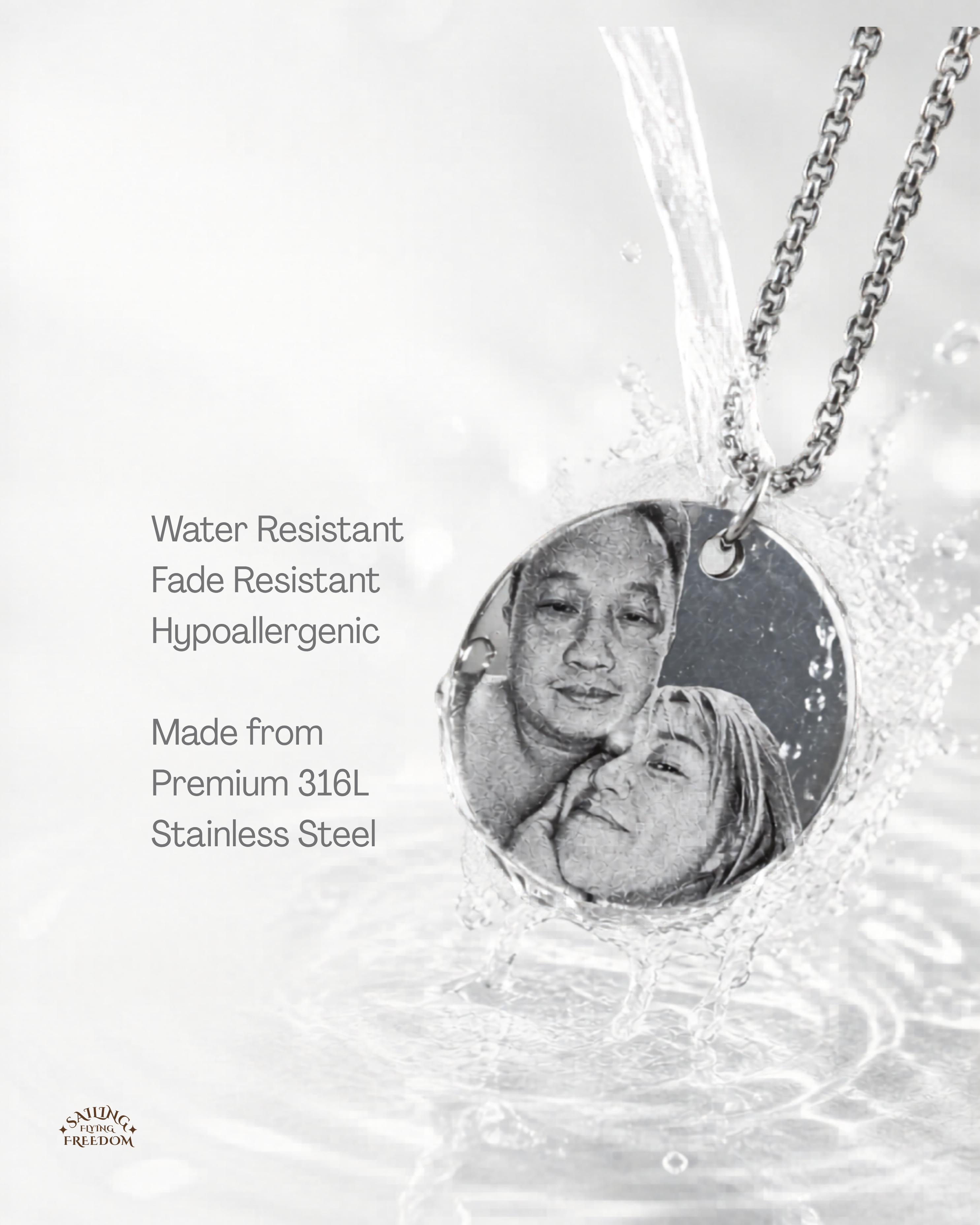 Custom Signature Necklace – Personalized Laser Engraved Pendant
