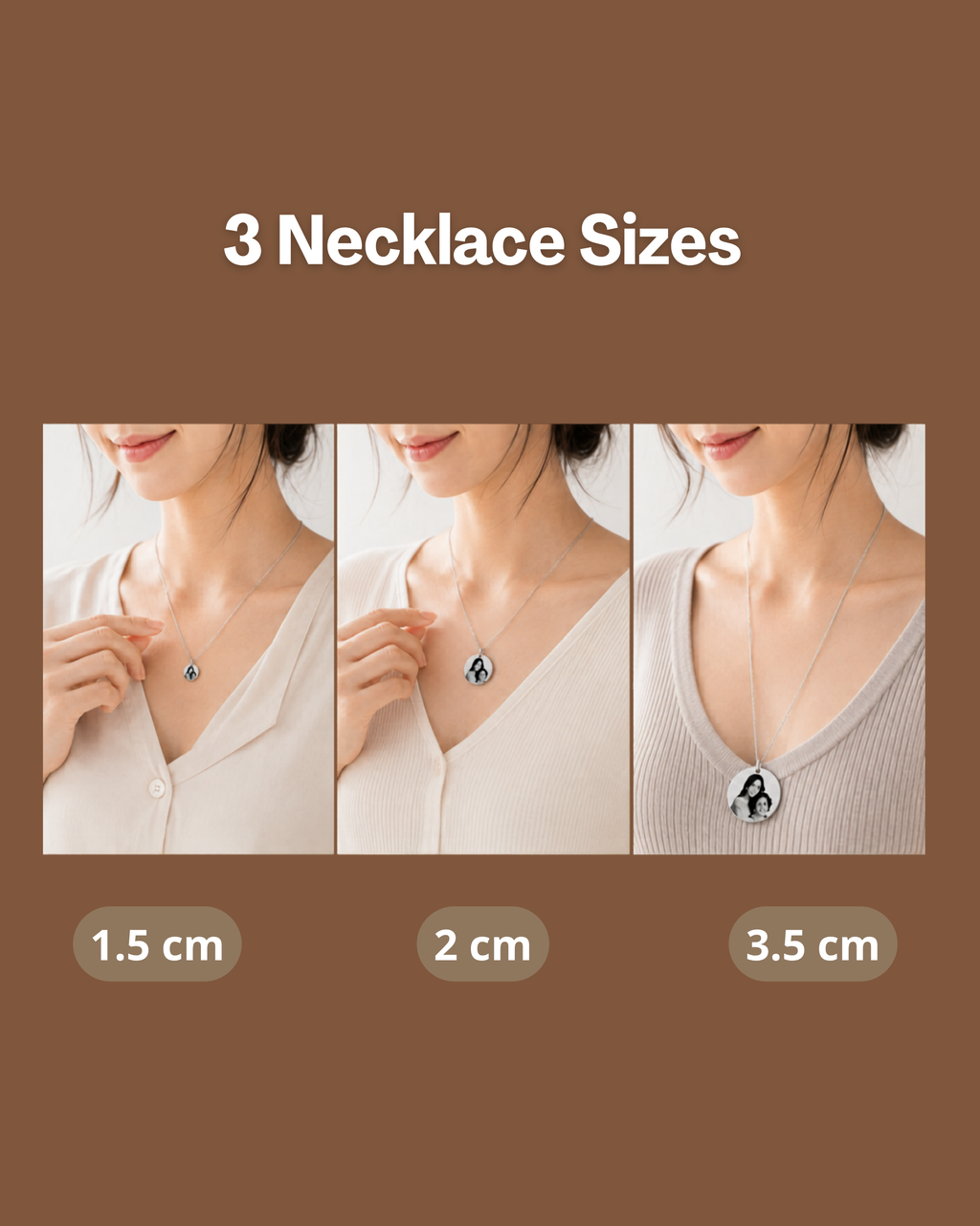 Custom Signature Necklace – Personalized Laser Engraved Pendant