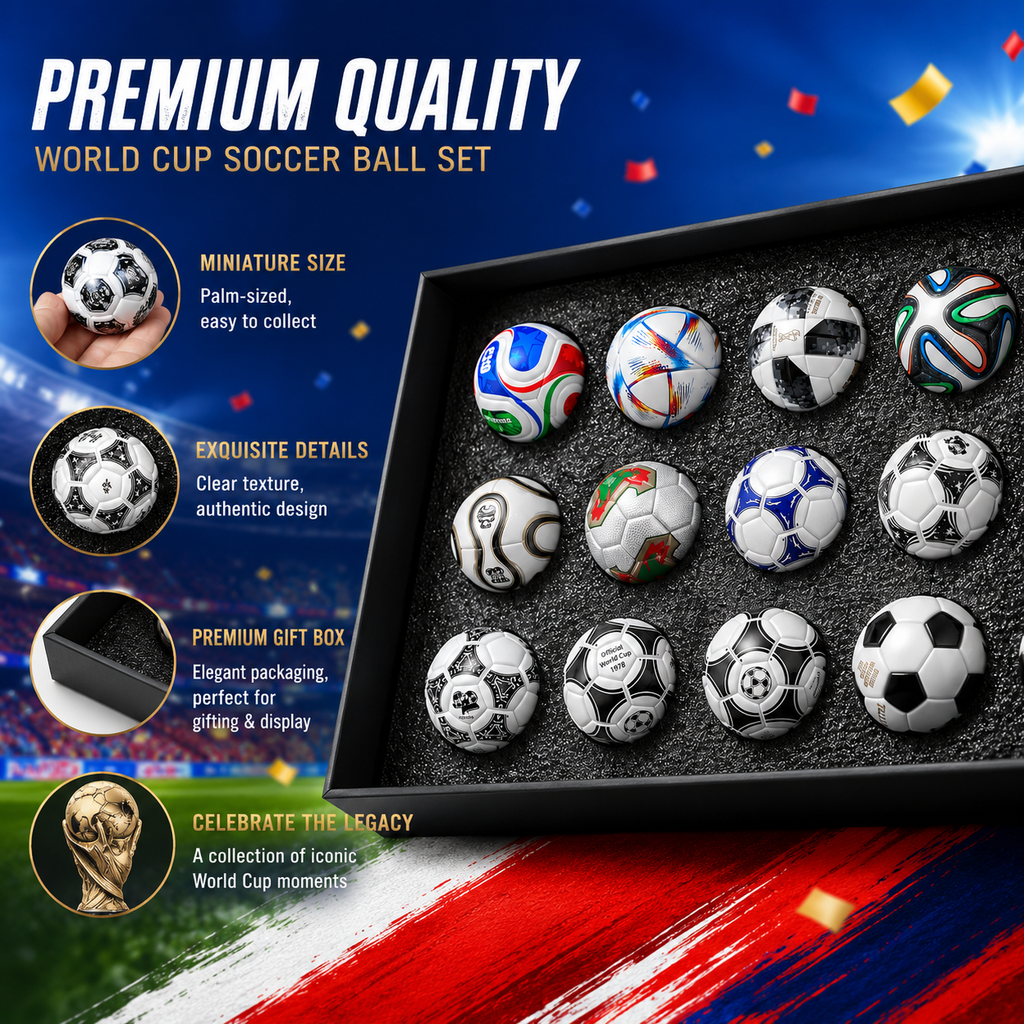 15 FIFA World Cup Mini Football Collection