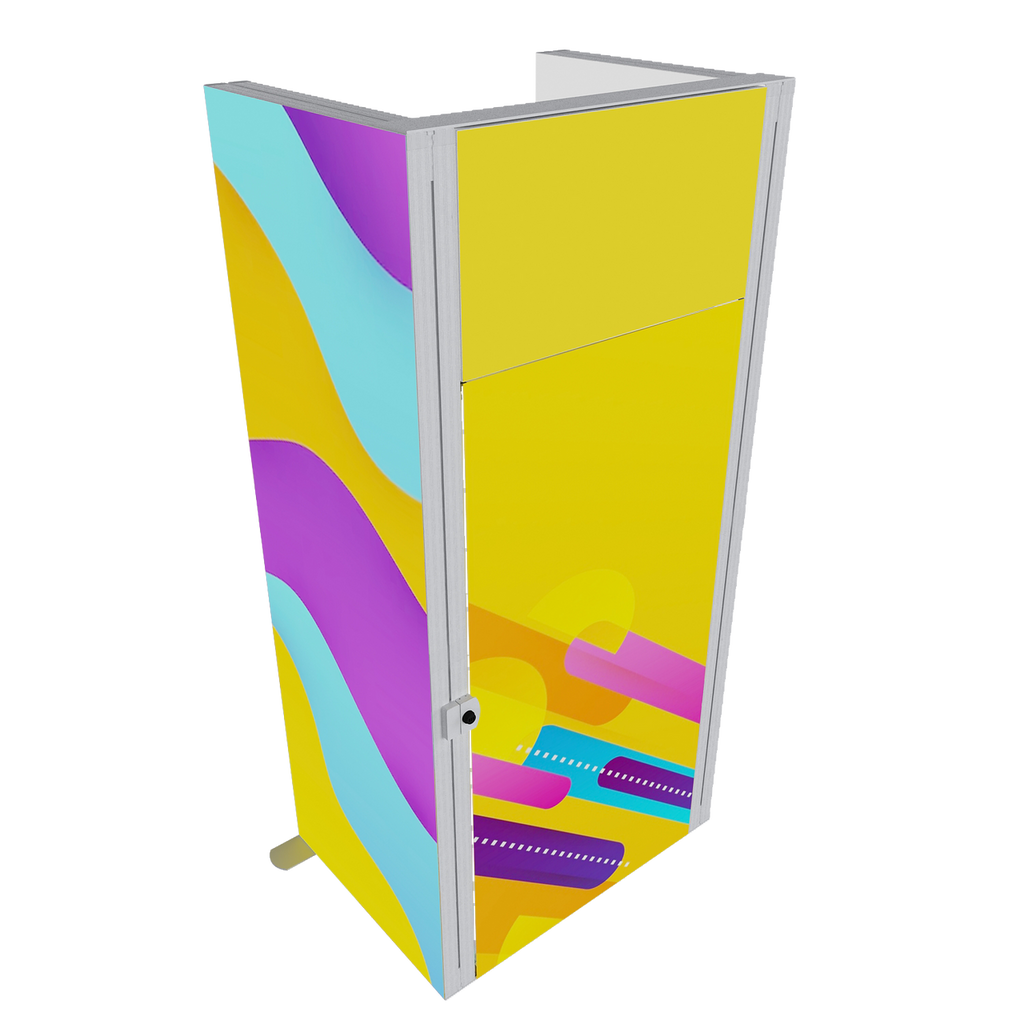 LED Lightbox Exhibition Stand Storge Room