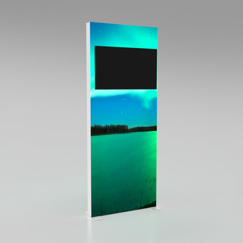 Modular SEG Lightbox with TV Holder