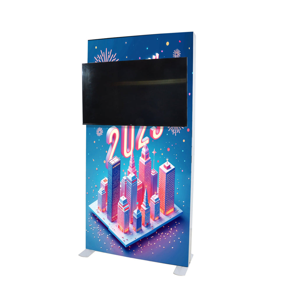 Modular SEG Lightbox with TV Holder